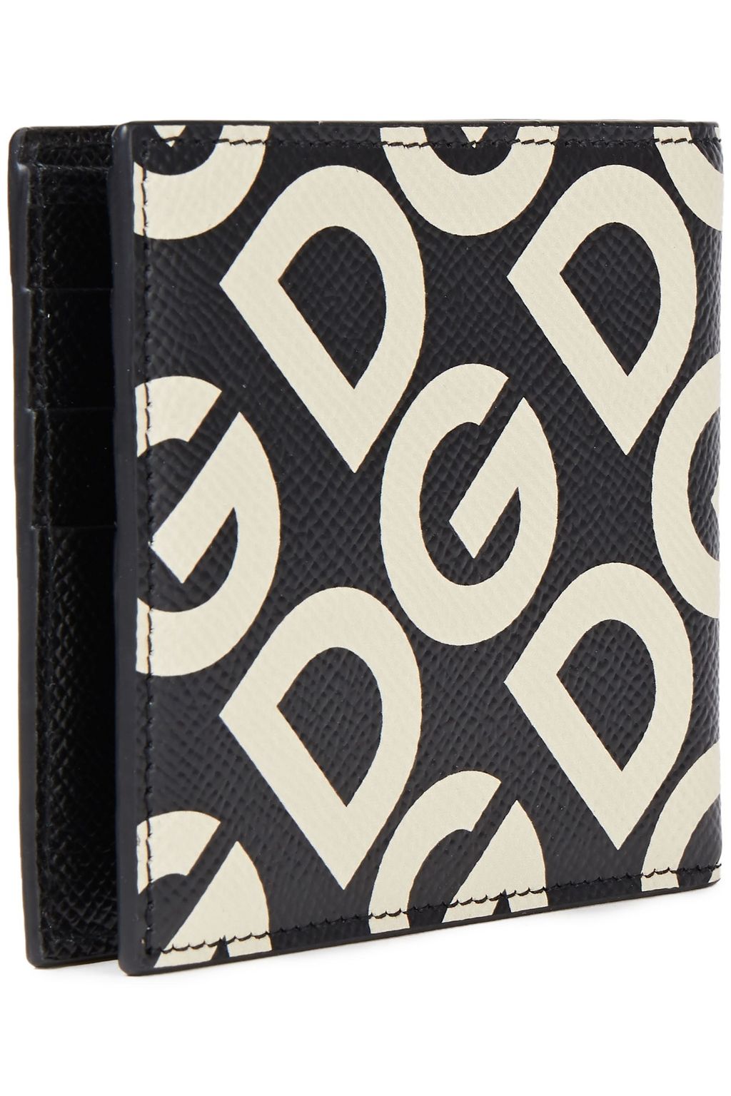 DOLCE&GABBANA Printed faux leather wallet