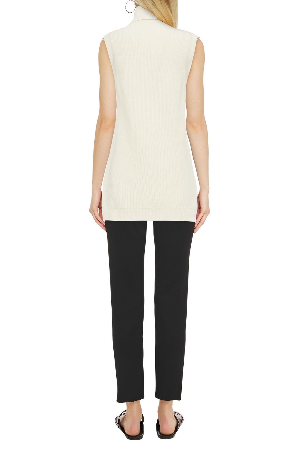 STELLA MCCARTNEY Ribbed wool turtleneck top