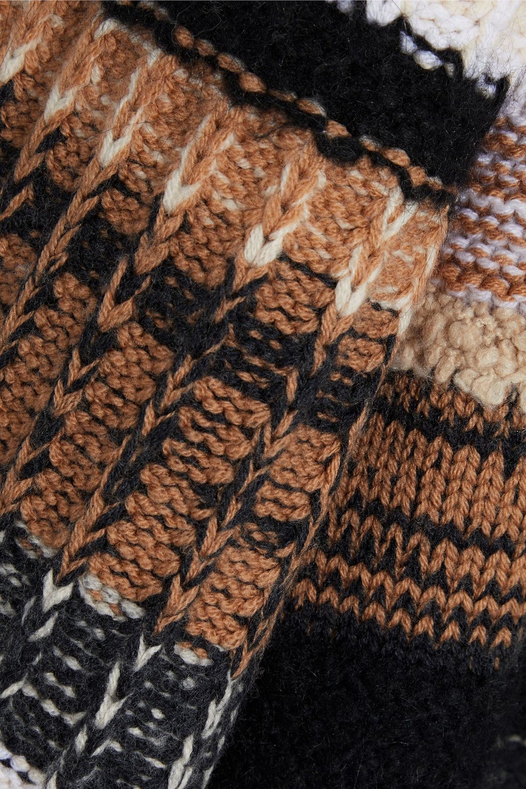 ULLA JOHNSON Samara striped wool-blend sweater