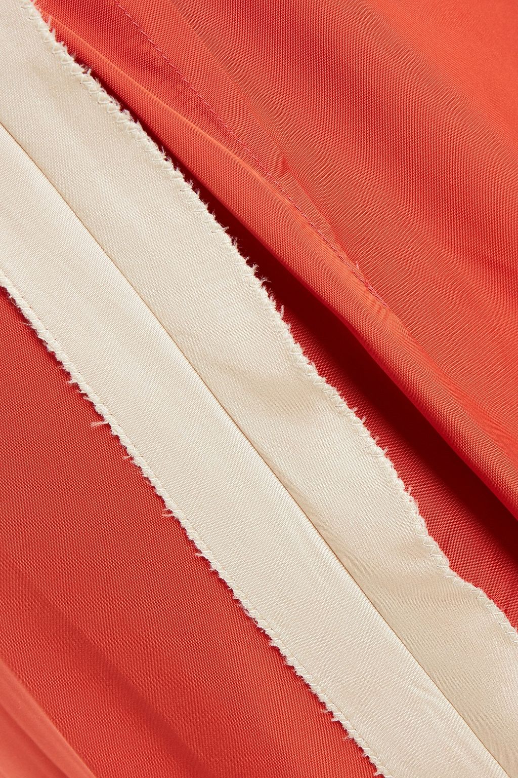 MARNI Color-block satin midi dress
