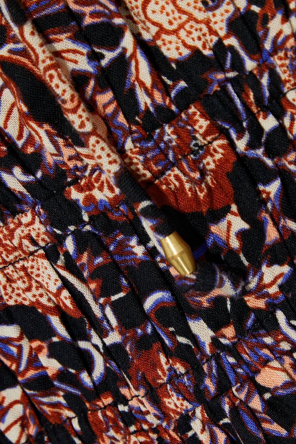 ULLA JOHNSON Liv Minikleid aus Voile aus einer Baumwollmischung mit floralem Print