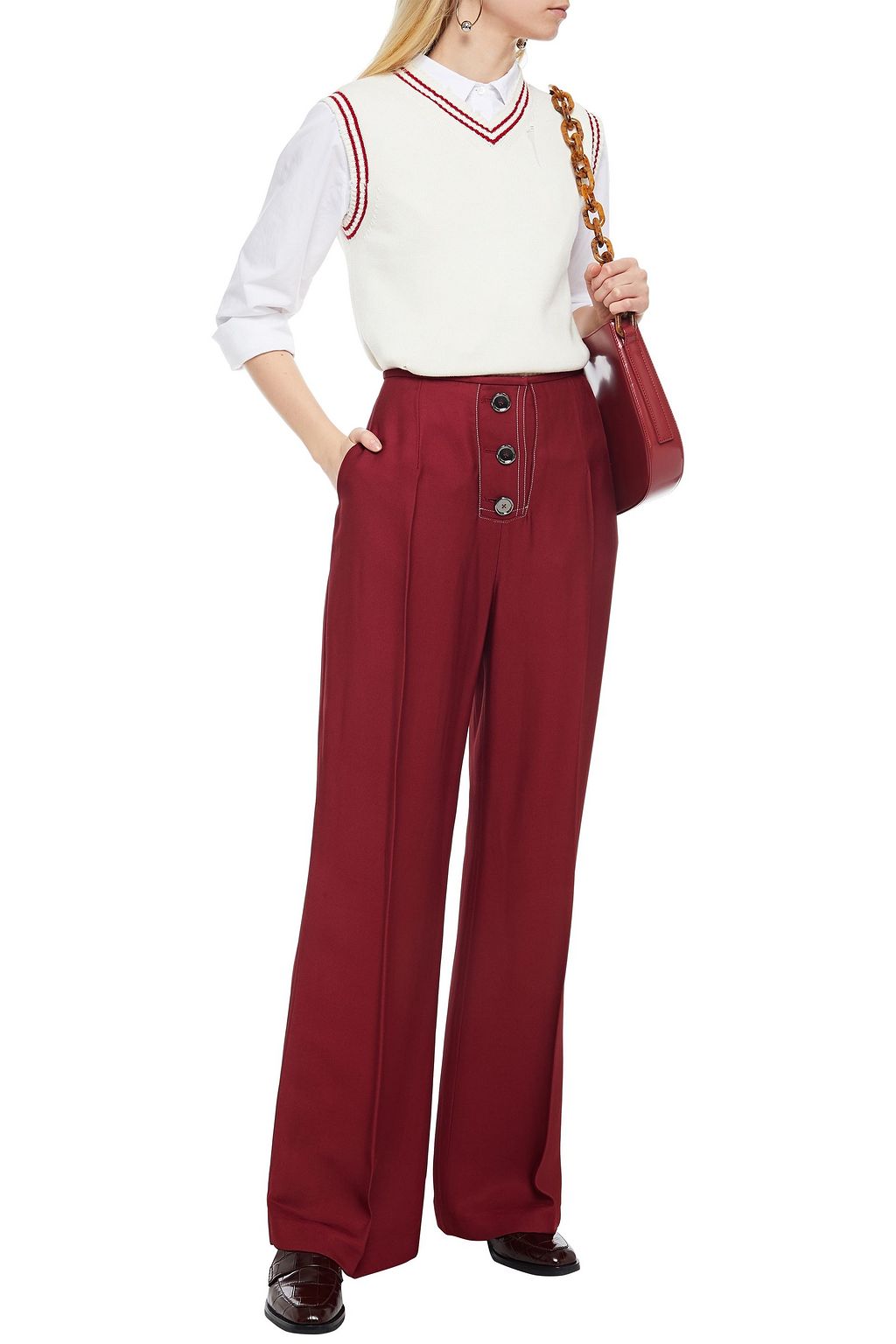 MARNI Twill wide-leg pants
