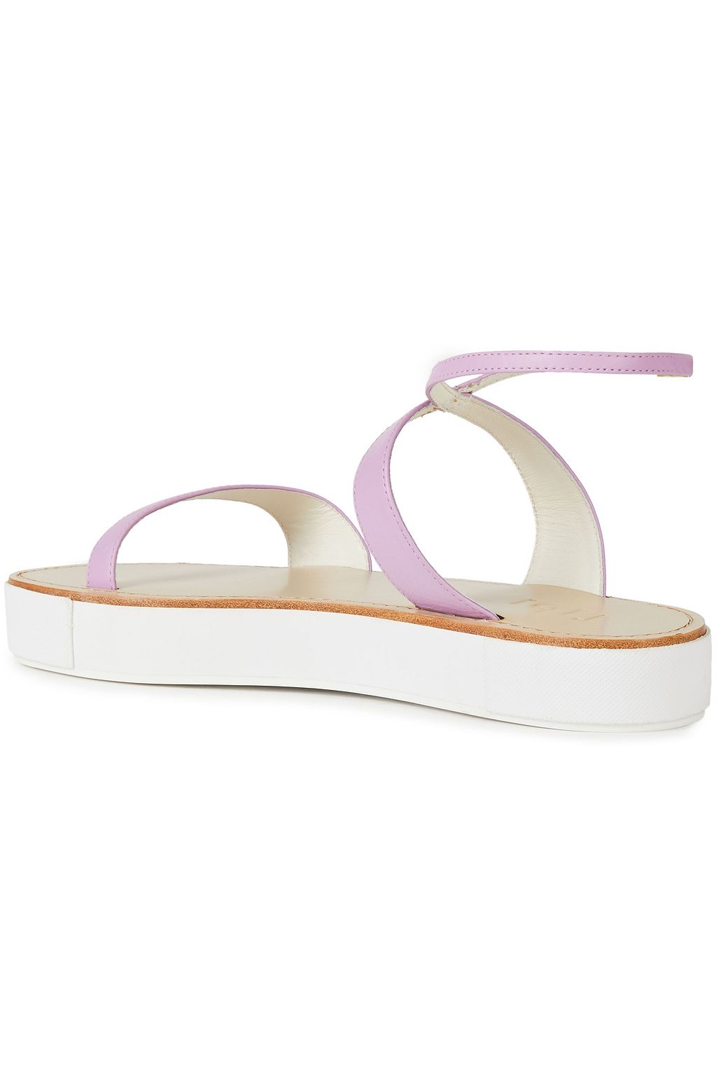 TIBI Leather platform sandals