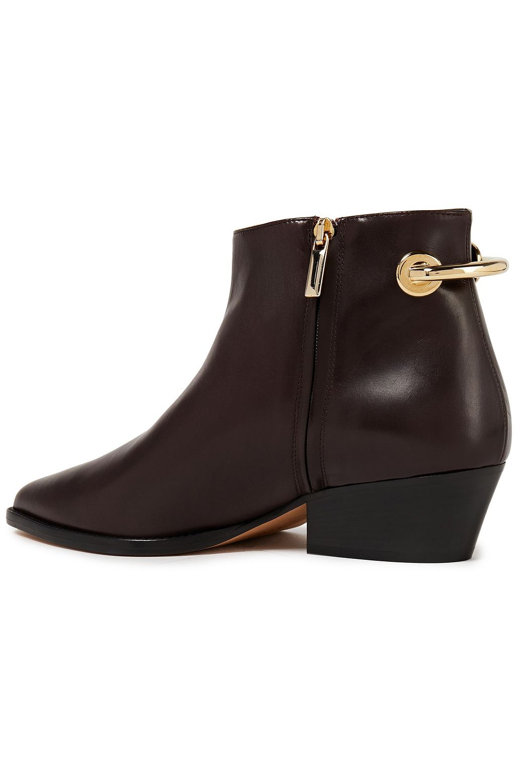 TIBI Appliquéd leather ankle boots