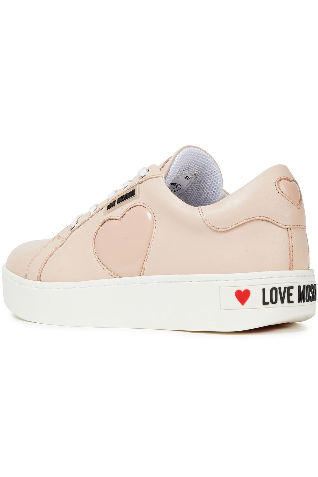LOVE MOSCHINO Leather sneakers
