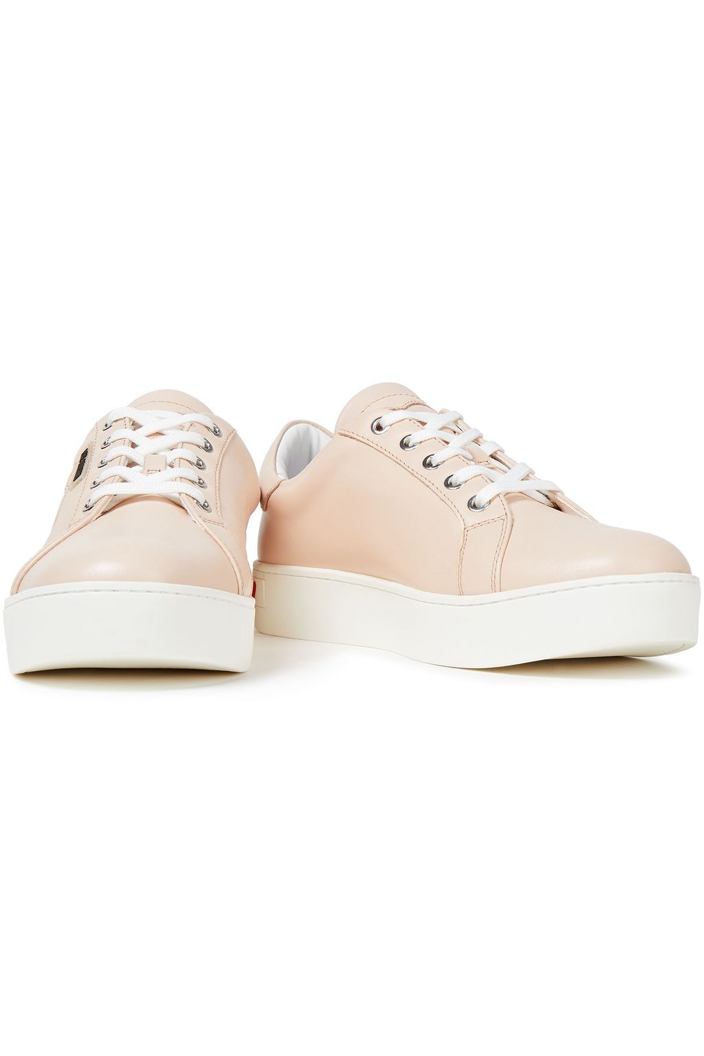 LOVE MOSCHINO Leather sneakers
