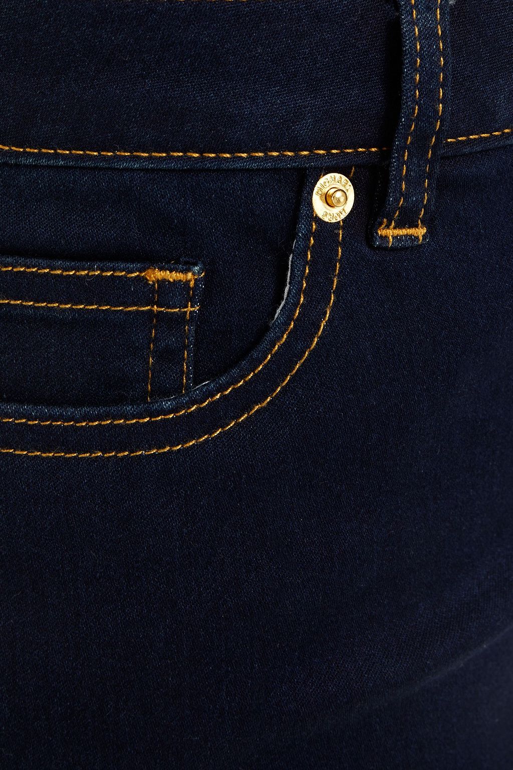 MICHAEL MICHAEL KORS Zip-detailed mid-rise skinny jeans