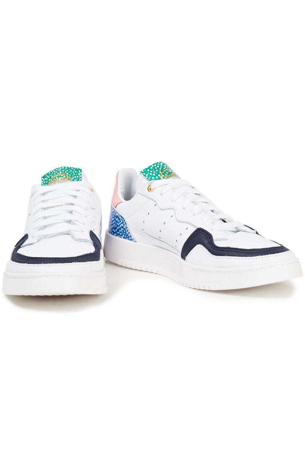 ADIDAS ORIGINALS Printed leather sneakers