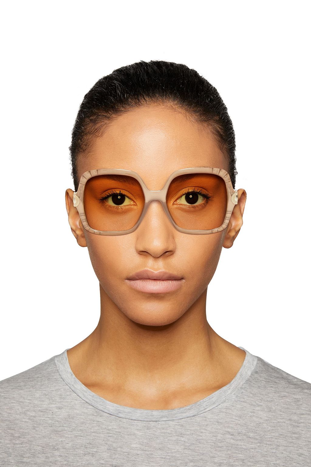 CHLOÉ Square-frame acetate sunglasses