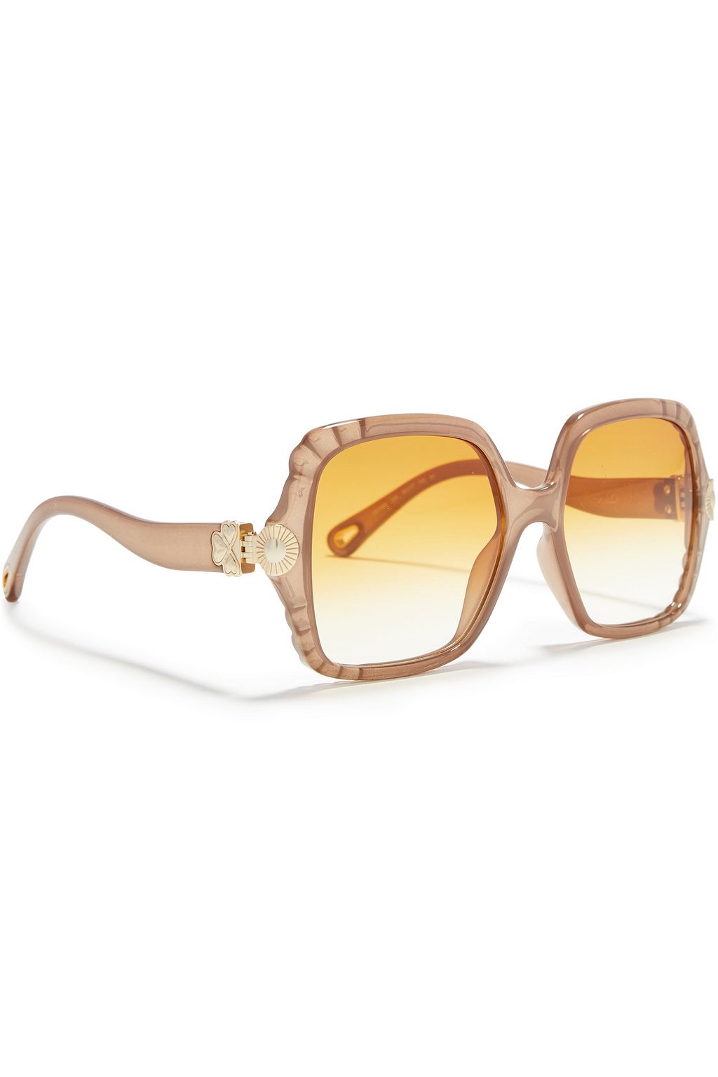 CHLOÉ Square-frame acetate sunglasses
