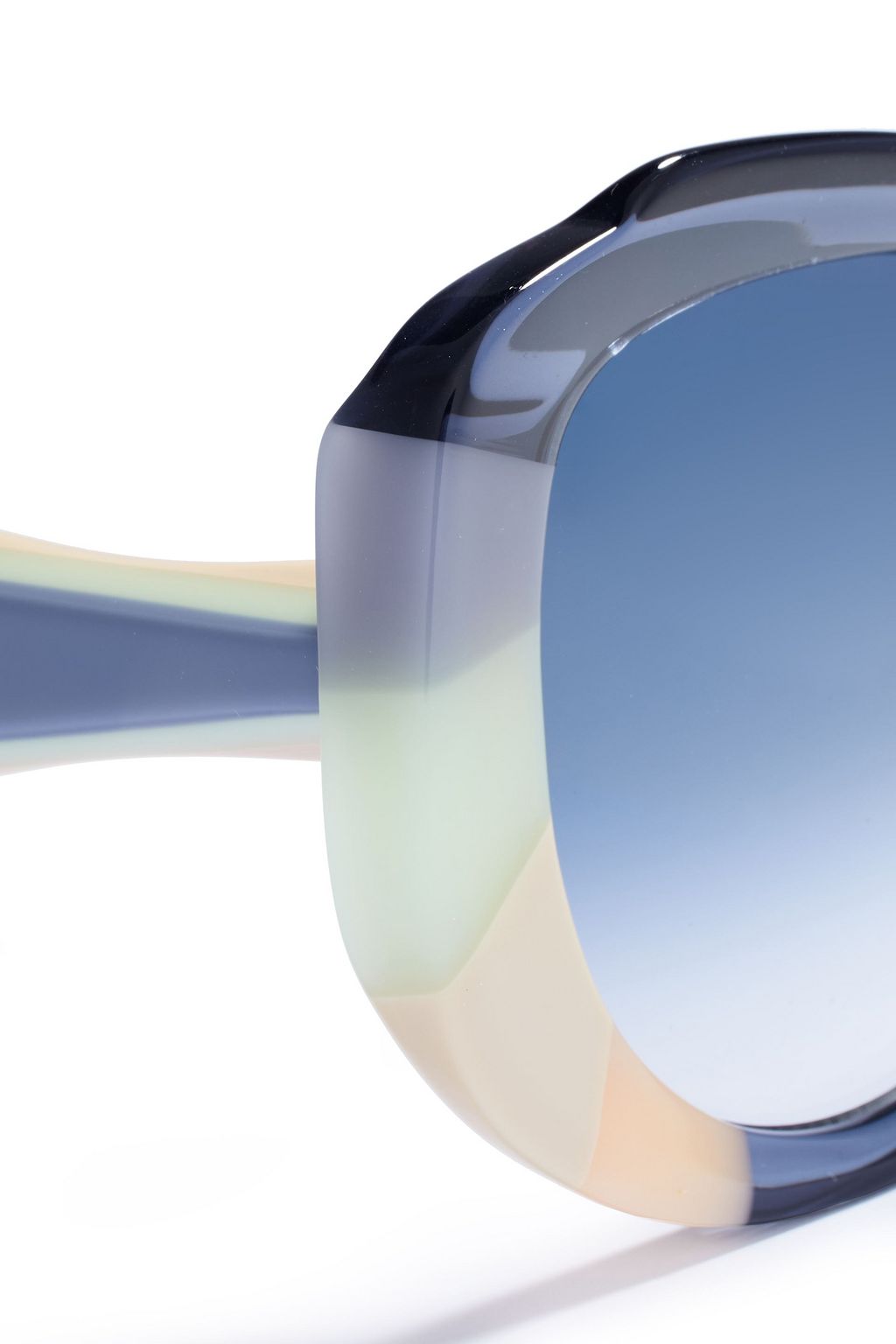 CHLOÉ Square-frame acetate sunglasses