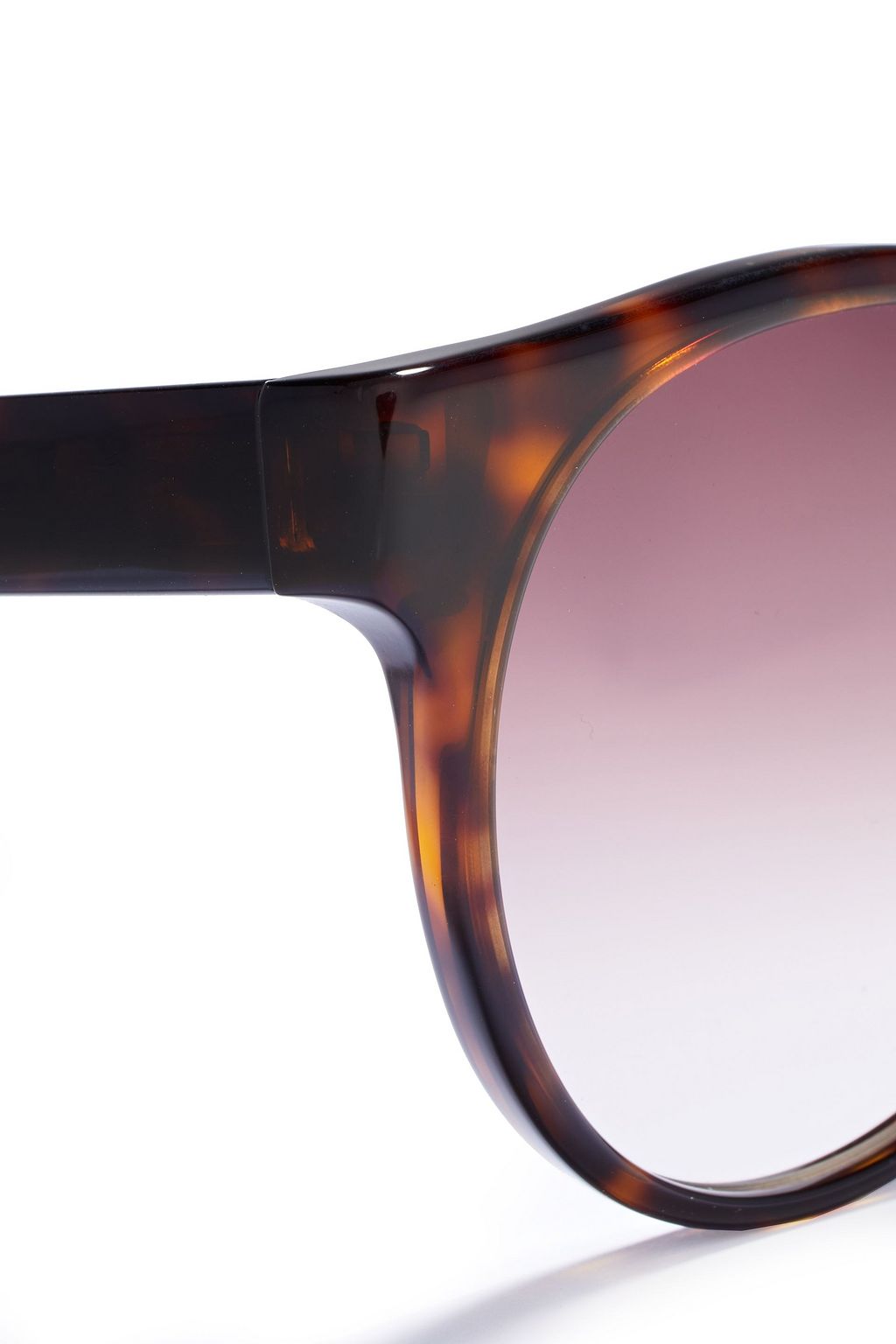 CHLOÉ Round-frame tortoiseshell acetate sunglasses