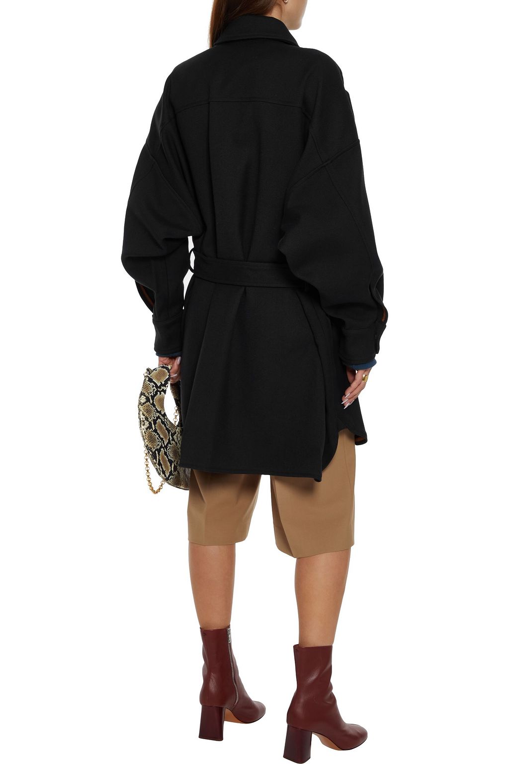 SEE BY CHLOÉ Belted cotton-blend gabardine coat
