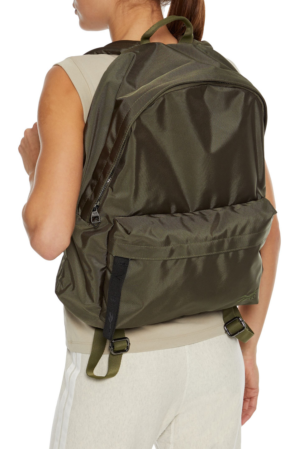 army green canvas backpack