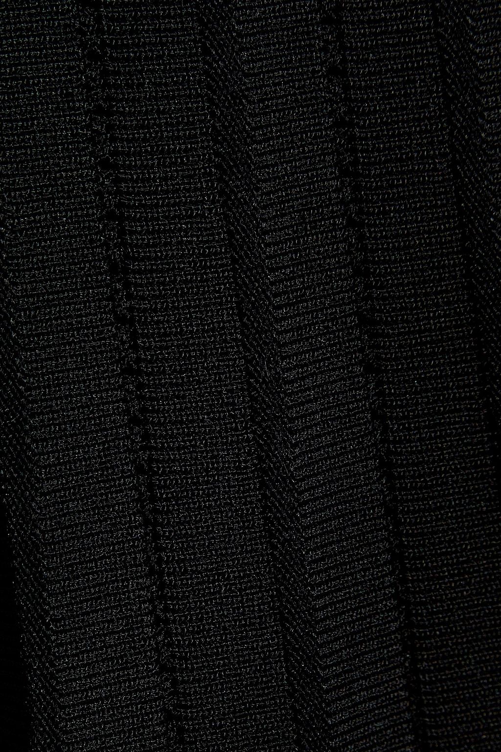 CASASOLA Ota pleated pointelle-knit midi skirt