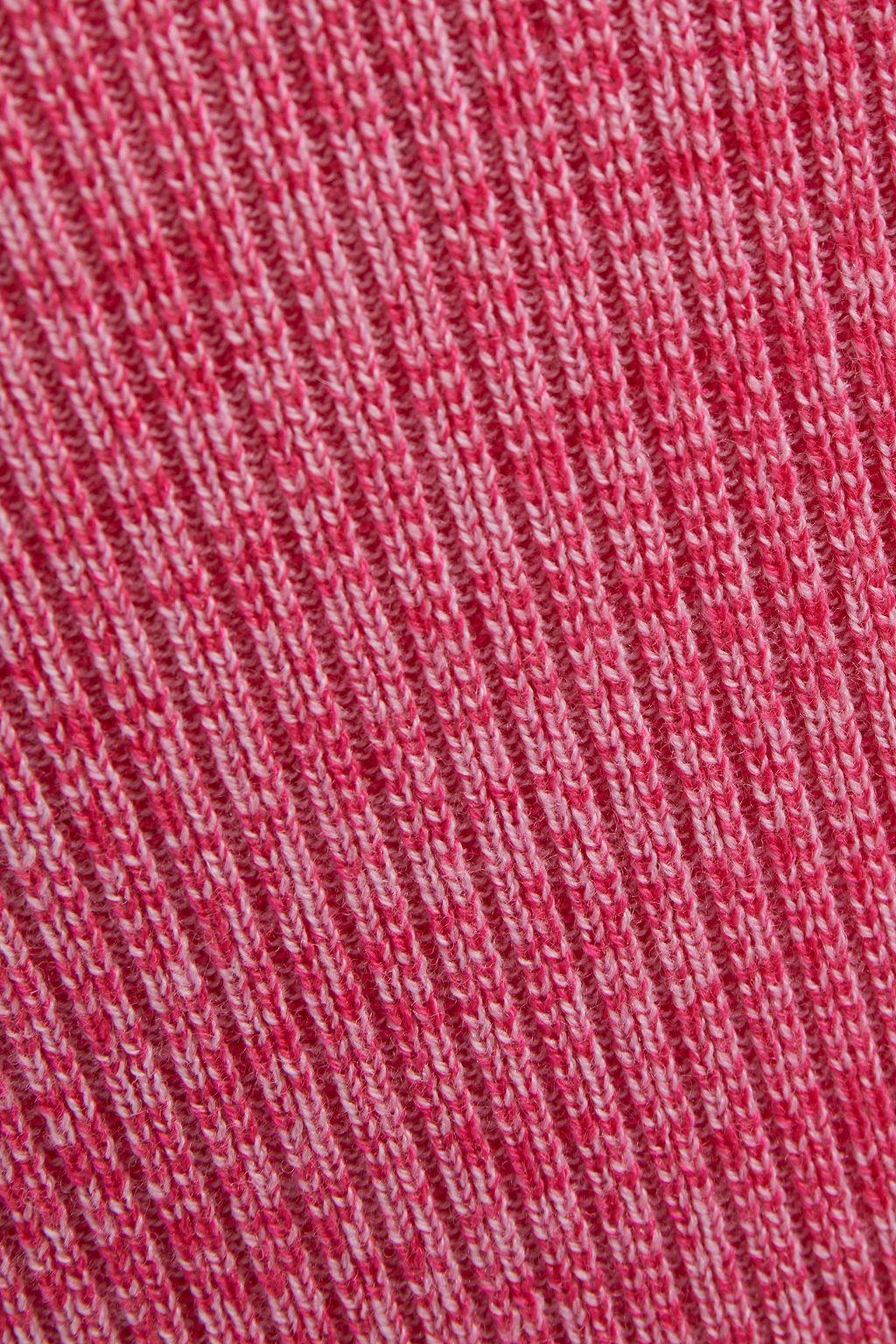 PUCCI Burnout-effect mélange ribbed wool-blend sweater