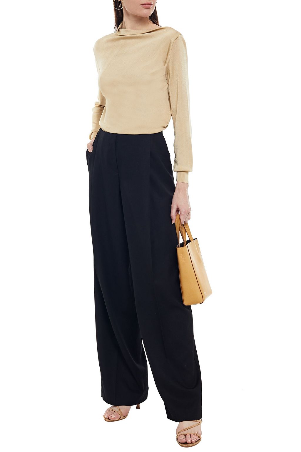 NINA RICCI Wool wide-leg pants