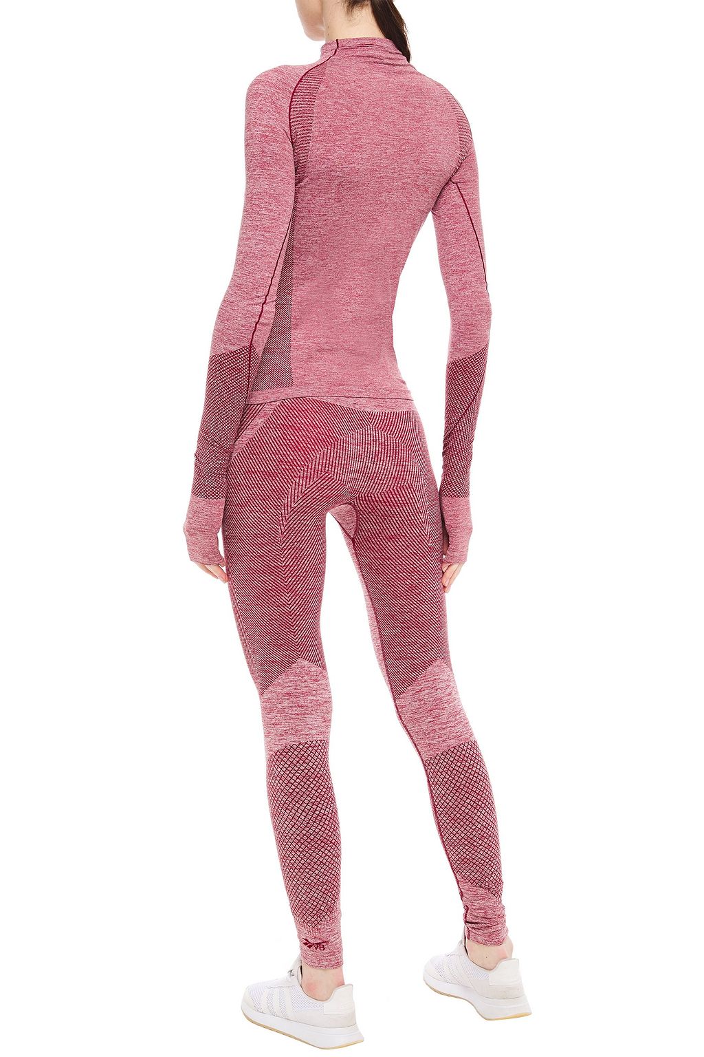REEBOK X VICTORIA BECKHAM Reebok x Victoria Beckham mélange stretch-jacquard leggings