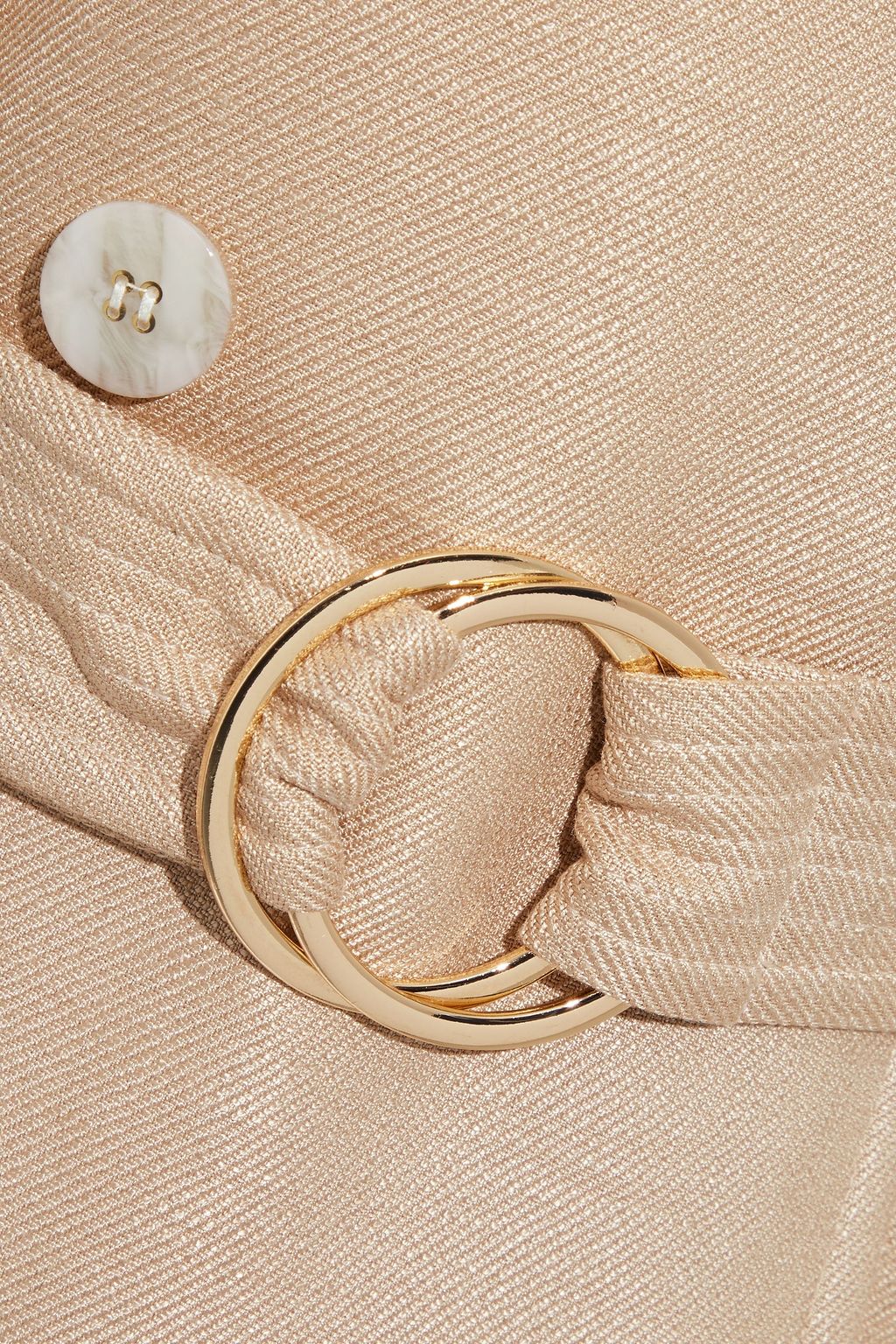 VERONICA BEARD Eloisa satin-gabardine trench coat