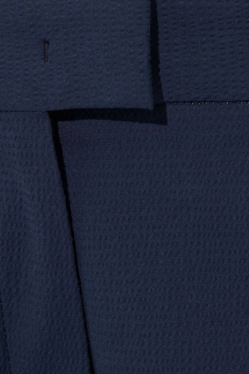PS PAUL SMITH Cropped cotton-blend cloqué slim-leg pants