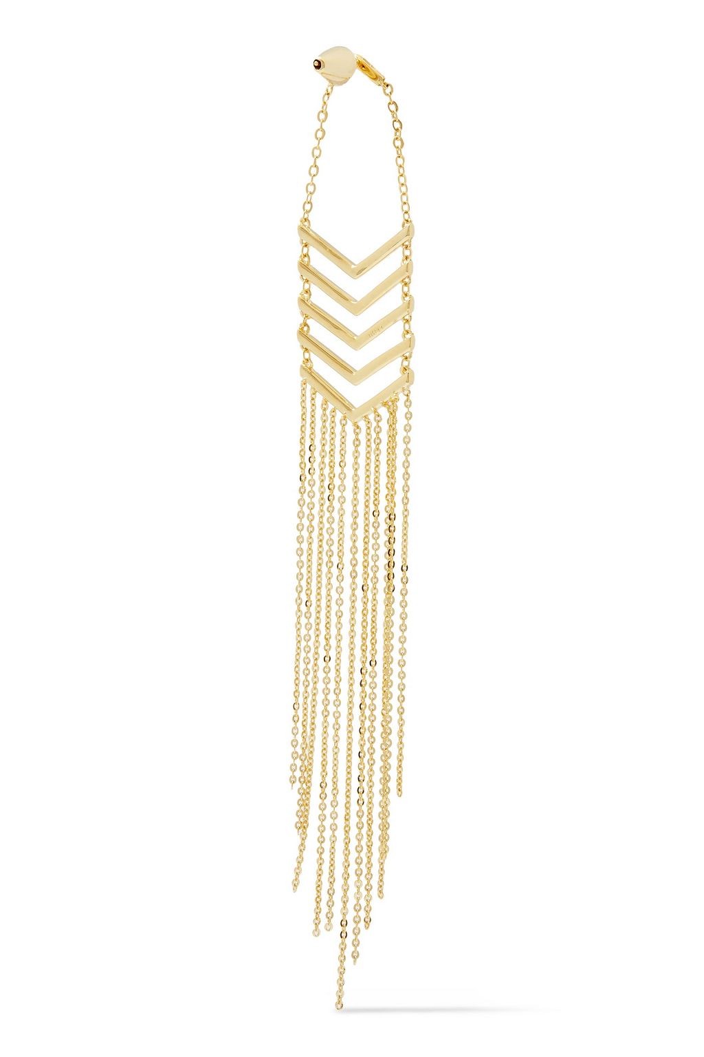 NOIR JEWELRY 14-karat gold-plated earrings