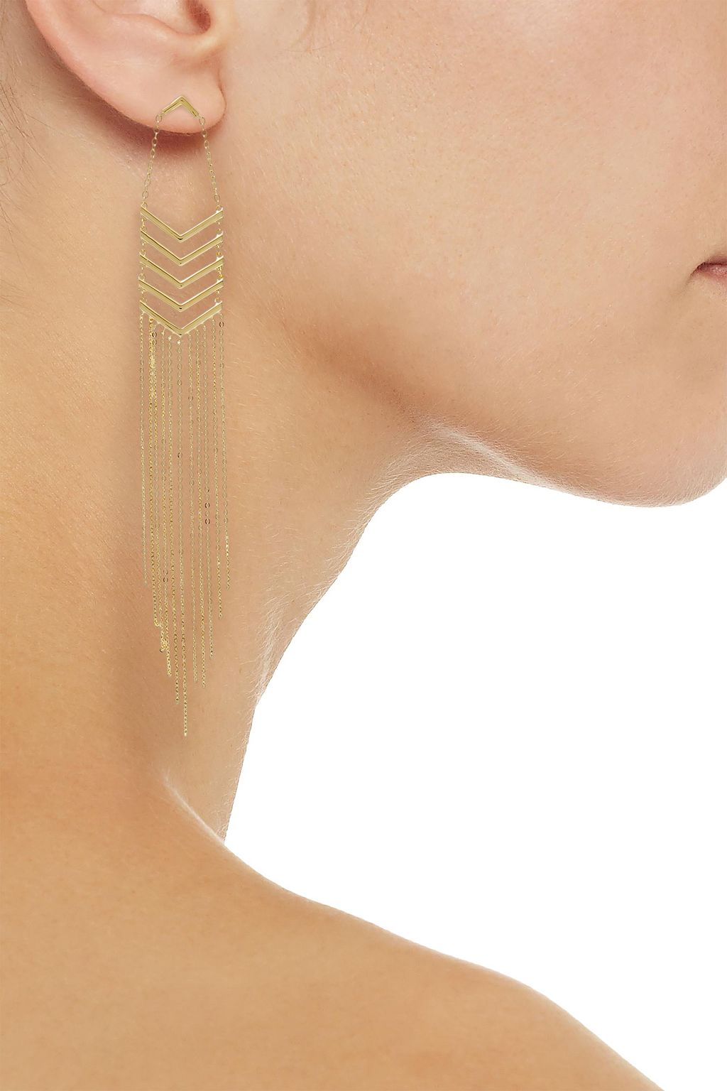 NOIR JEWELRY 14-karat gold-plated earrings