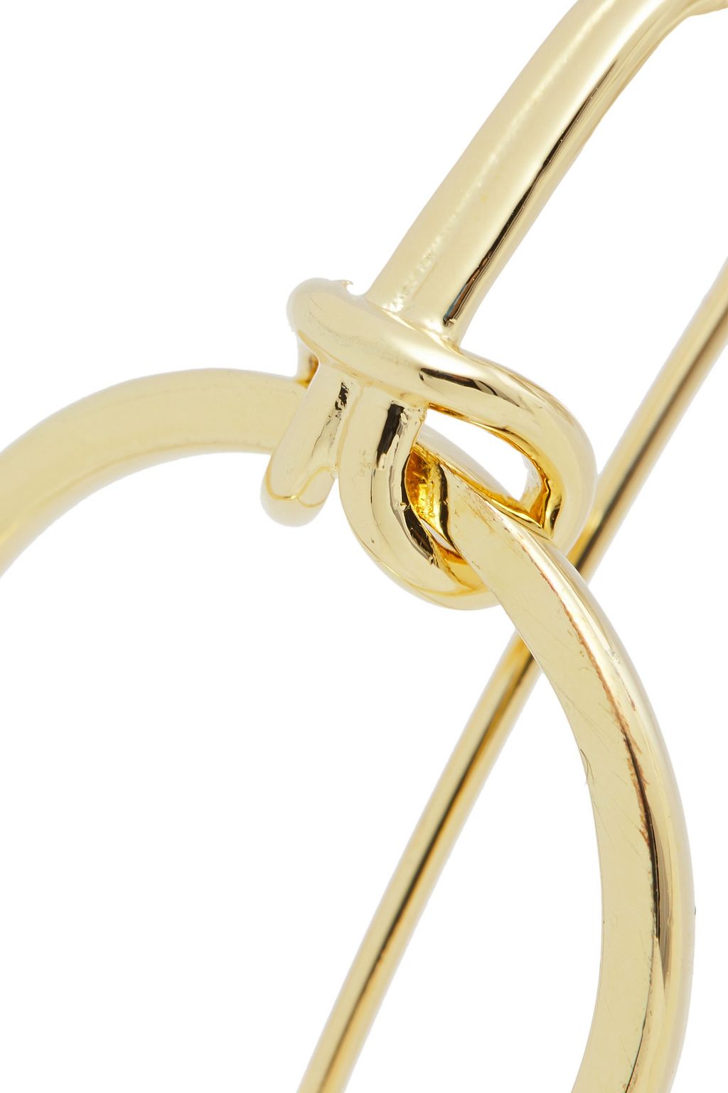 NOIR JEWELRY 14-karat gold-plated earrings