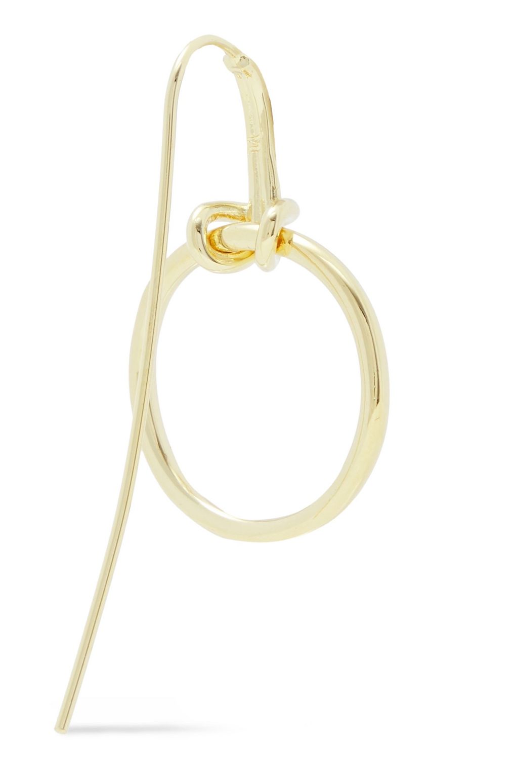 NOIR JEWELRY 14-karat gold-plated earrings