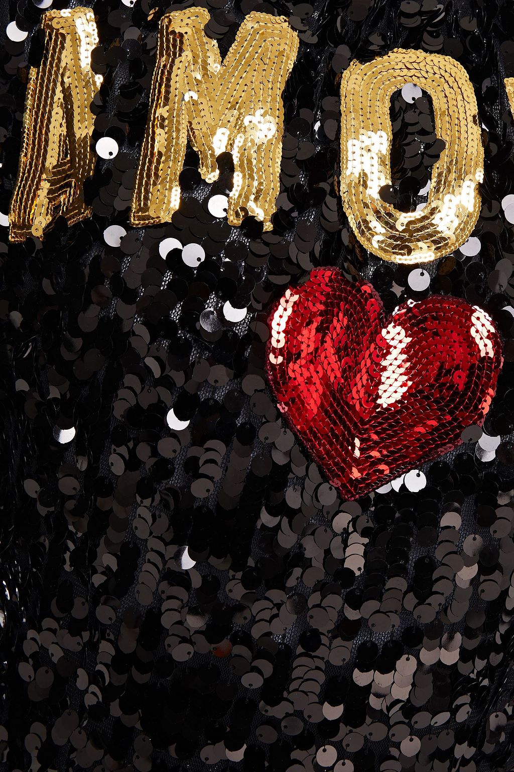 DOLCE&GABBANA Sequined tulle dress