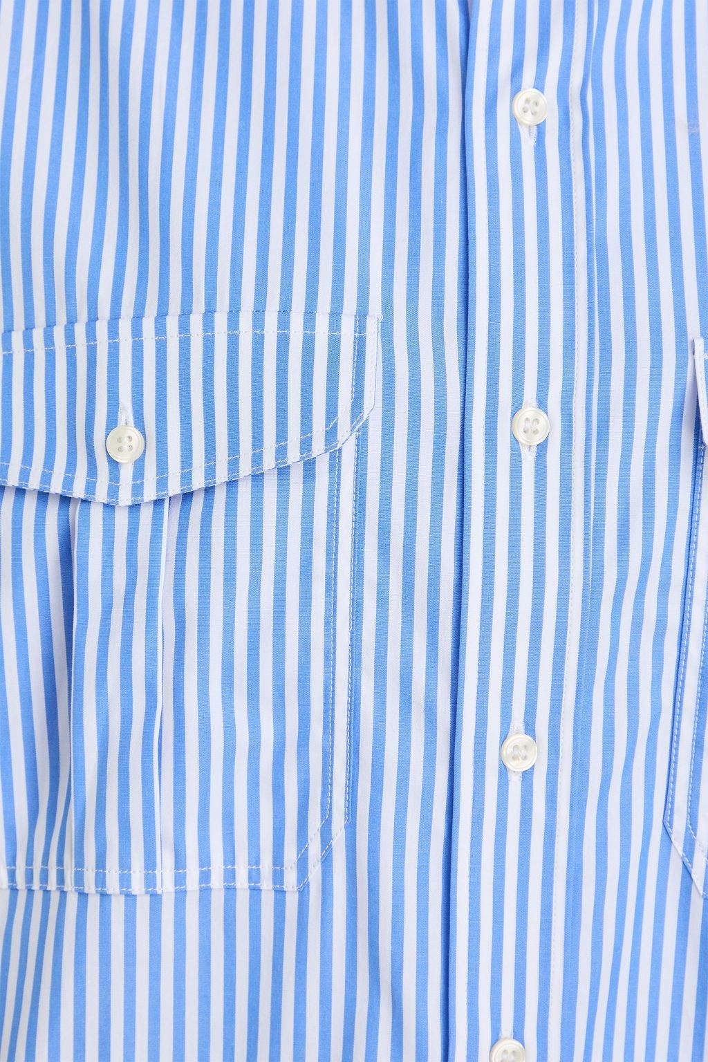 WARDROBE.NYC Striped cotton-poplin shirt