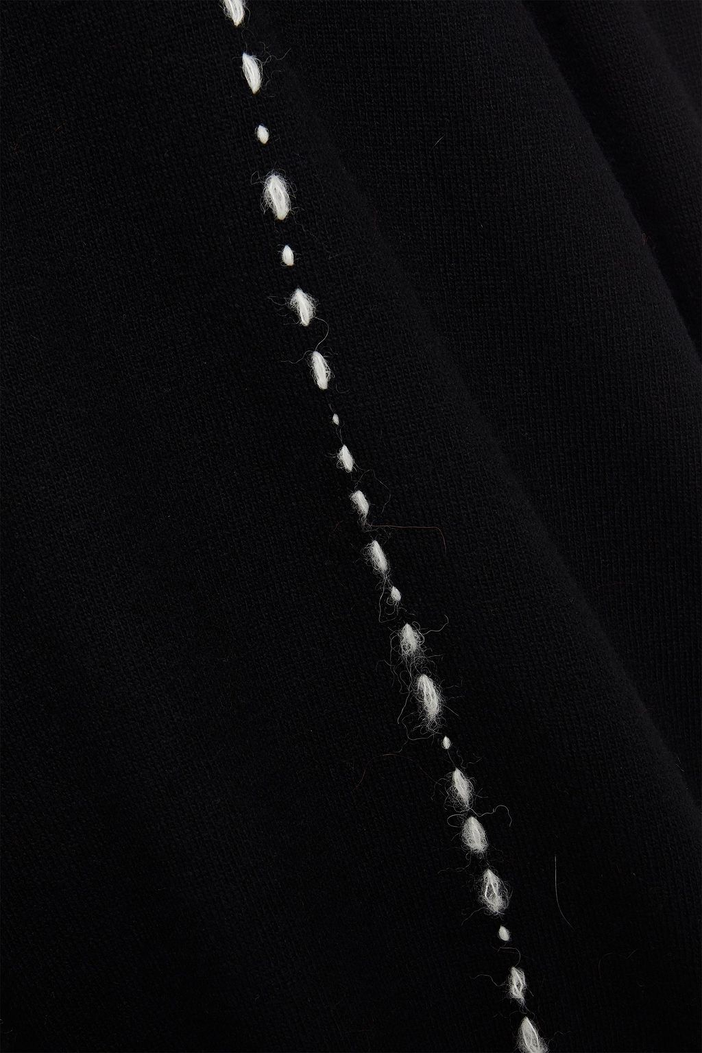 ANN DEMEULEMEESTER Embroidered wool sweater