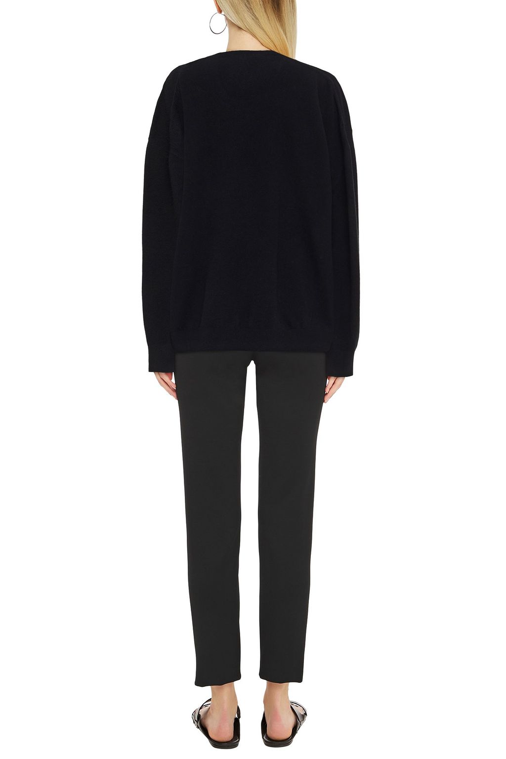 ANN DEMEULEMEESTER Embroidered wool sweater
