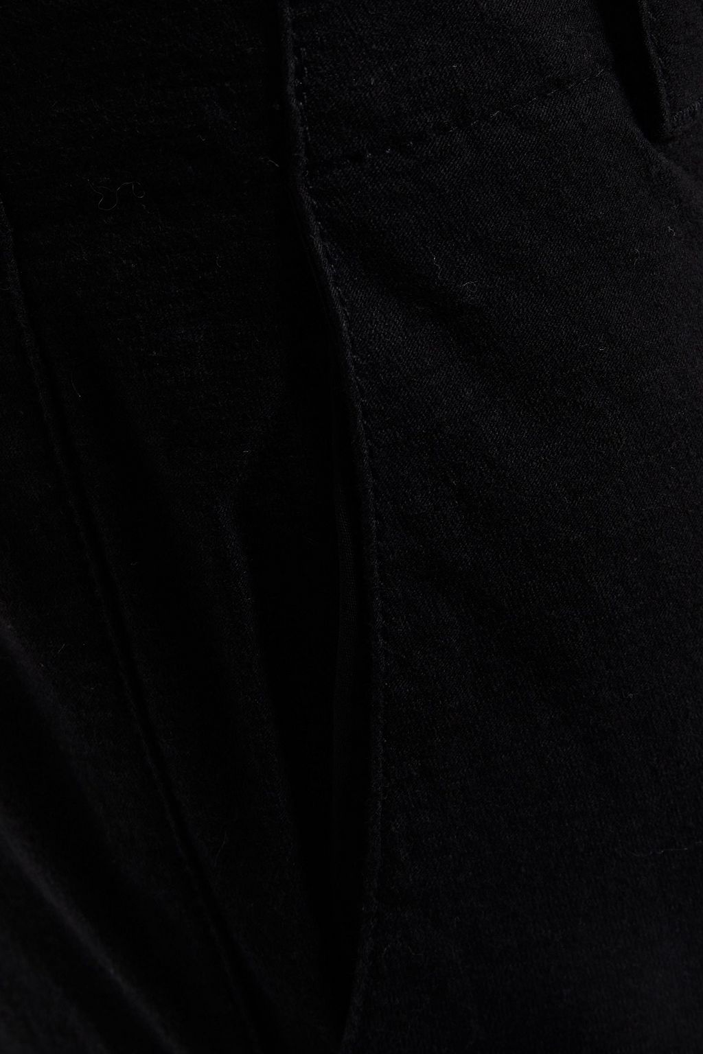 JAMES PERSE Mélange stretch-cotton jersey tapered pants