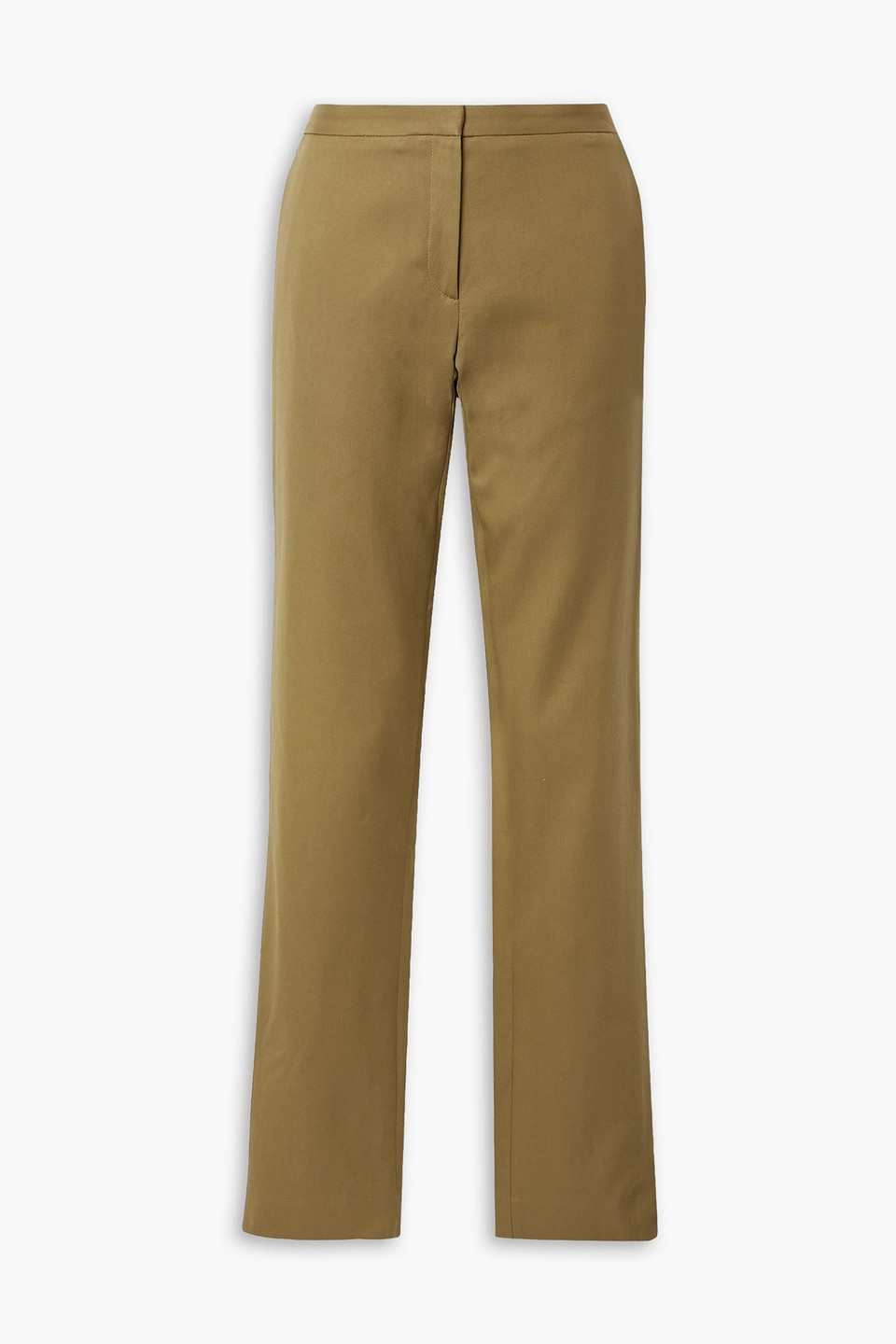 Petar Petrov Gema Cotton-twill Slim-leg Pants In Army Green