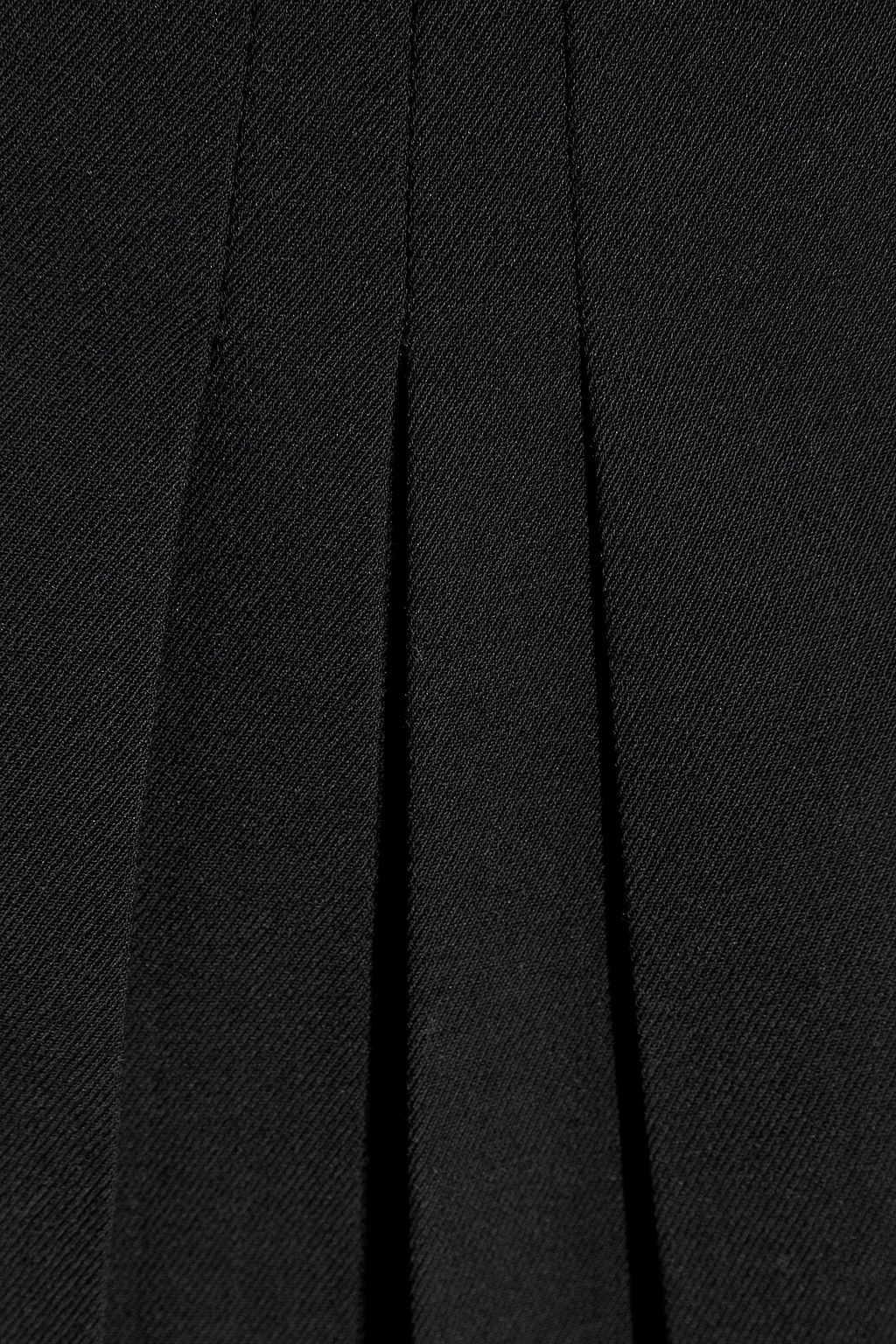 REDVALENTINO Pleated twill mini skirt
