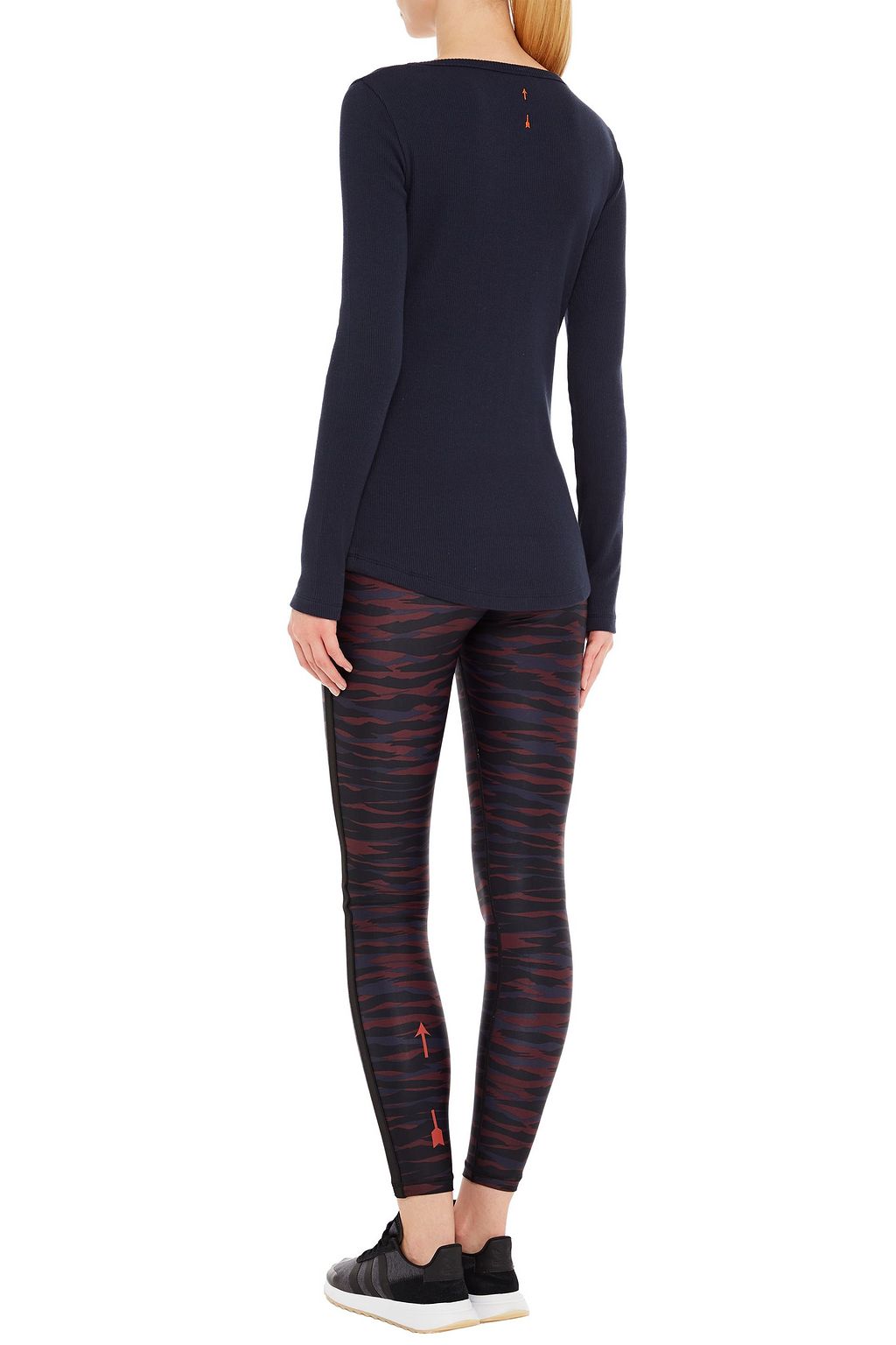 THE UPSIDE Ribbed cotton-jersey top