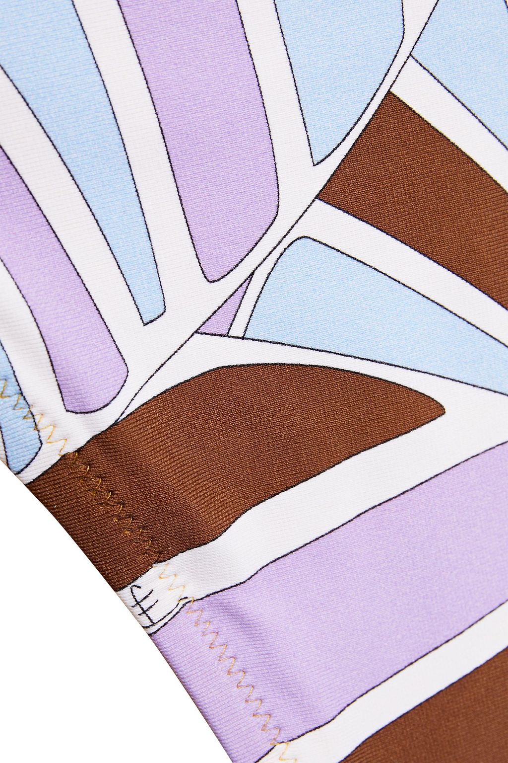 PUCCI Printed triangle bikini top