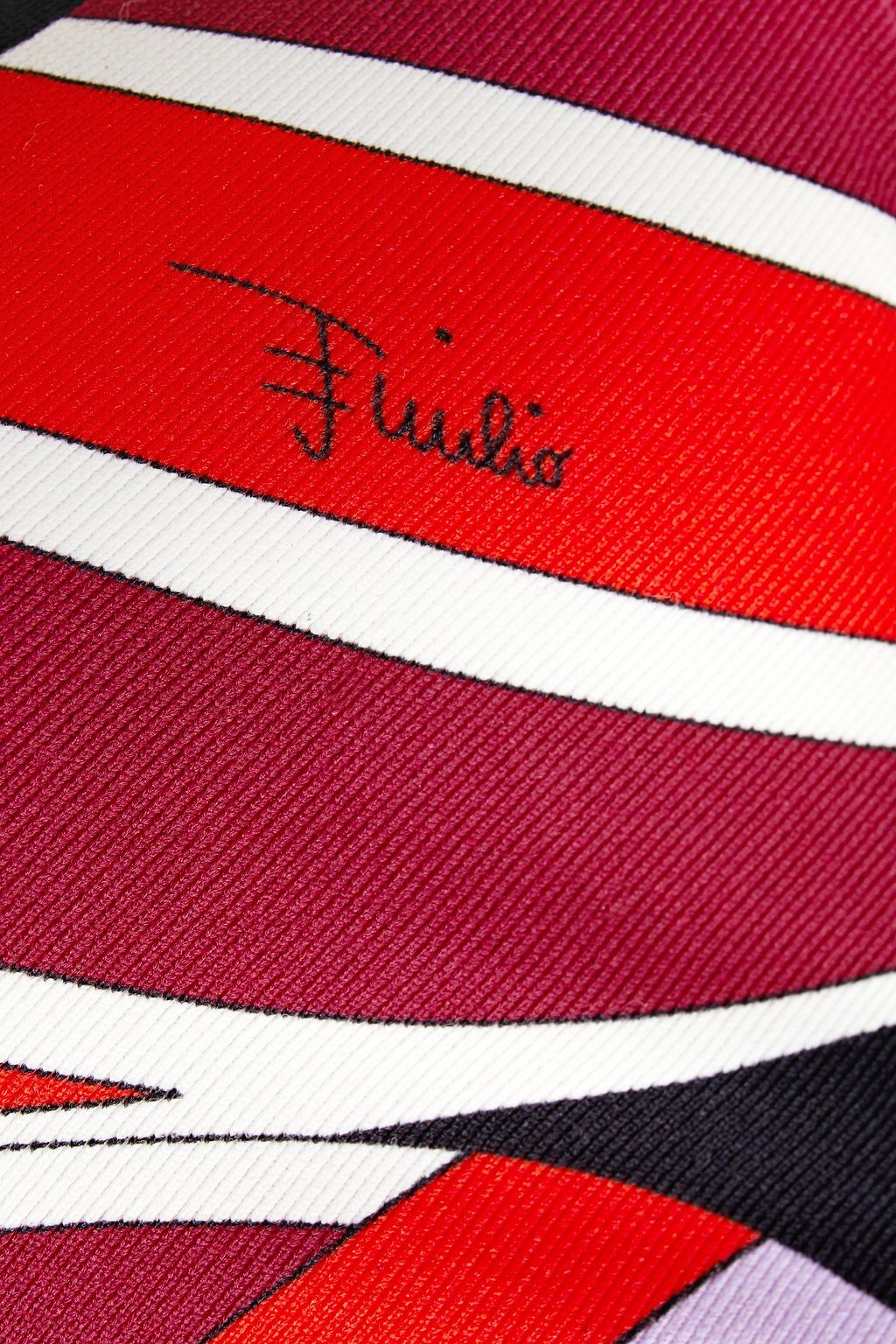 PUCCI Printed triangle bikini top