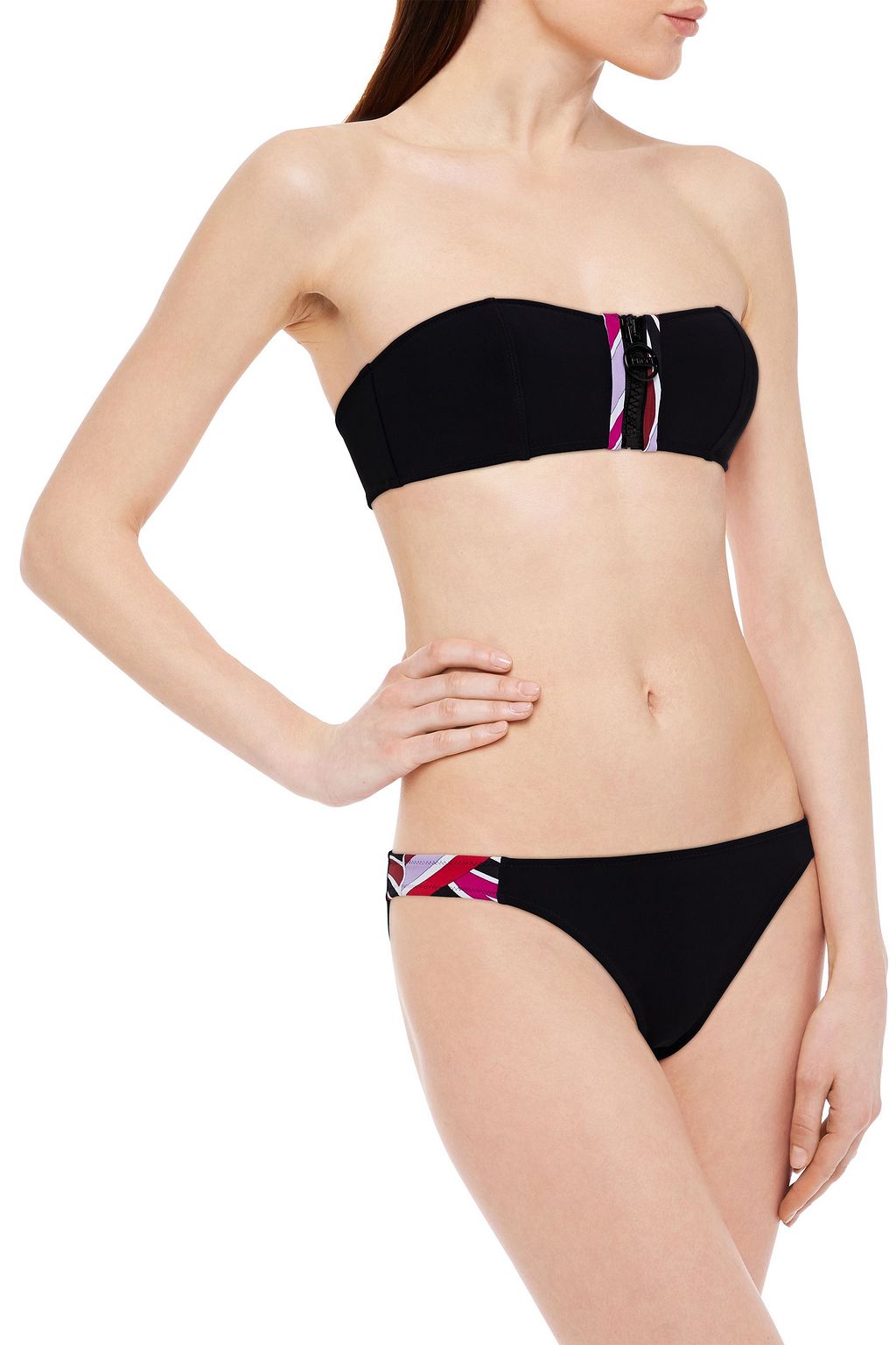 PUCCI Printed bandeau bikini