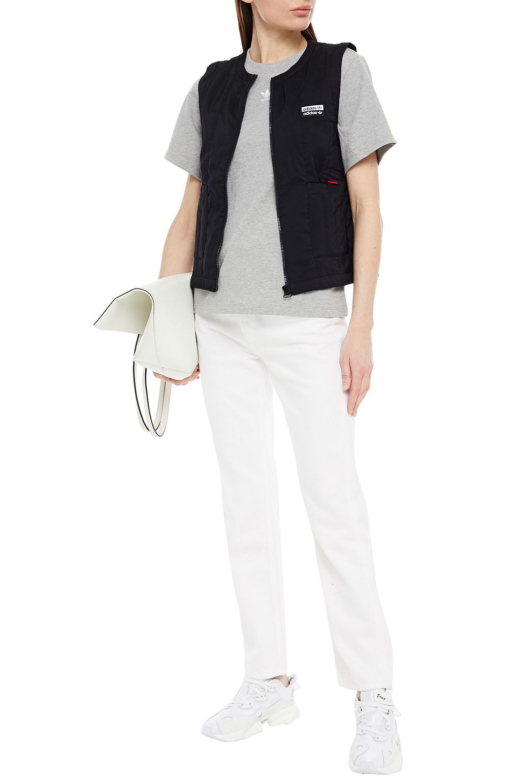Black Quilted shell vest | Sale up to 70% off | THE OUTNET | ADIDAS  ORIGINALS | THE OUTNET