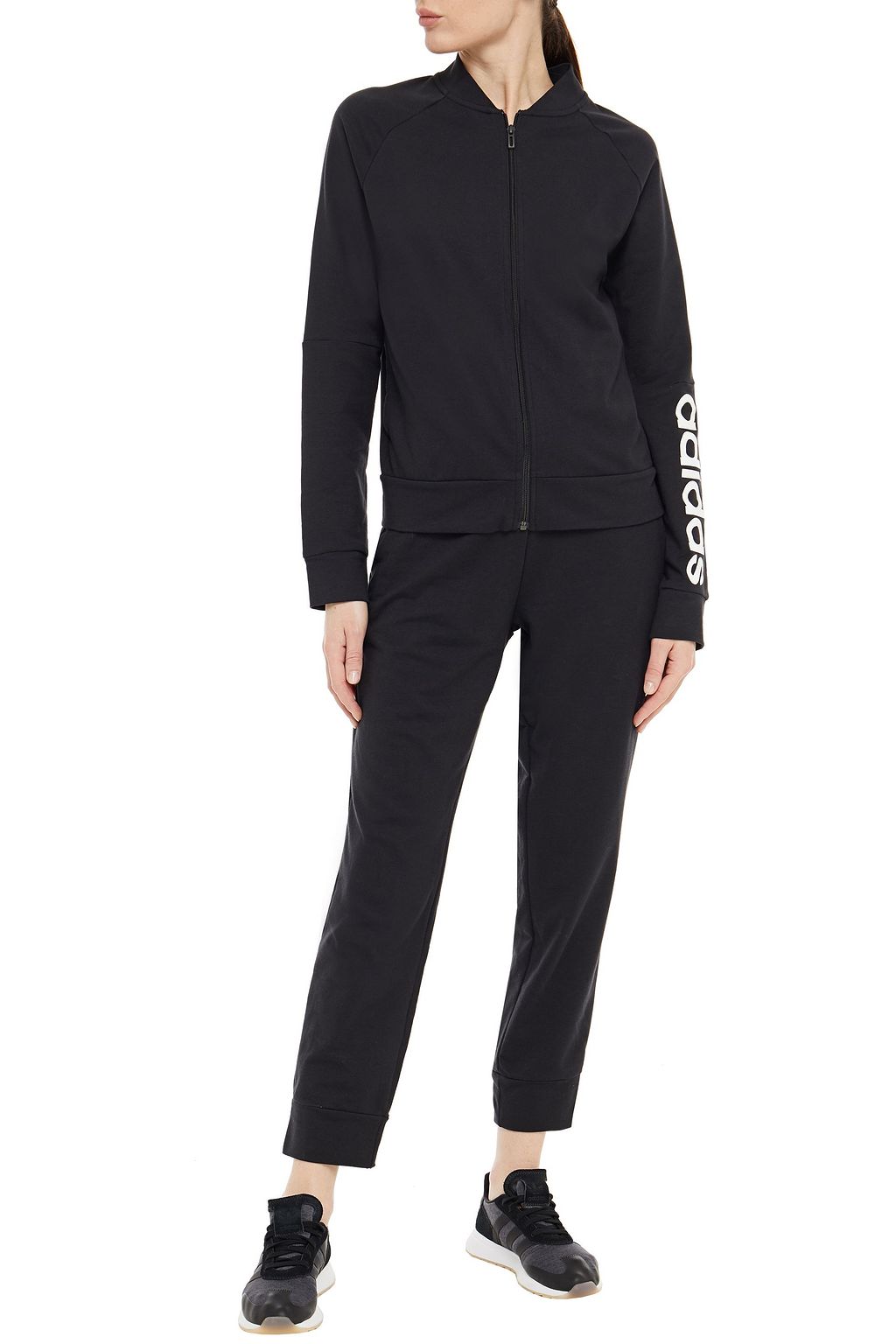 jacket and track pants