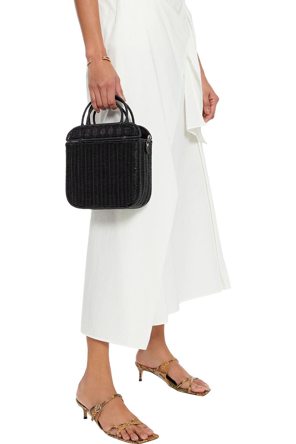 KAYU Onie wicker shoulder bag