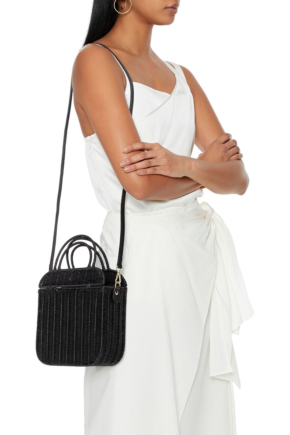 KAYU Onie wicker shoulder bag THE