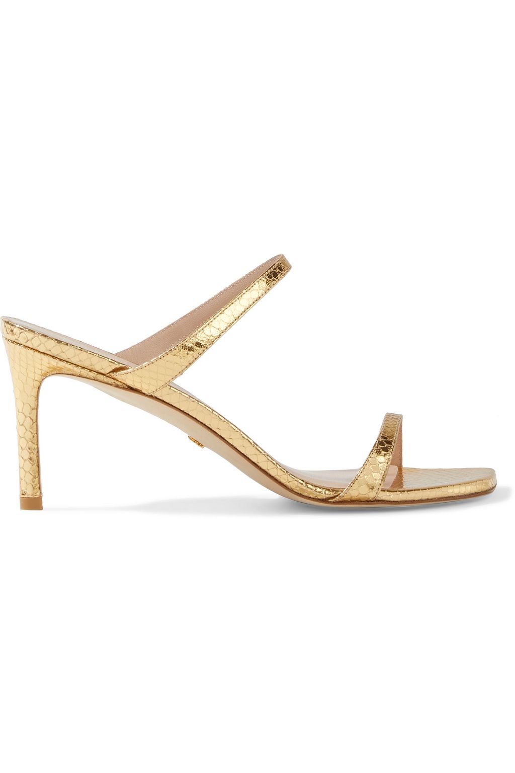 stuart weitzman gold sandals