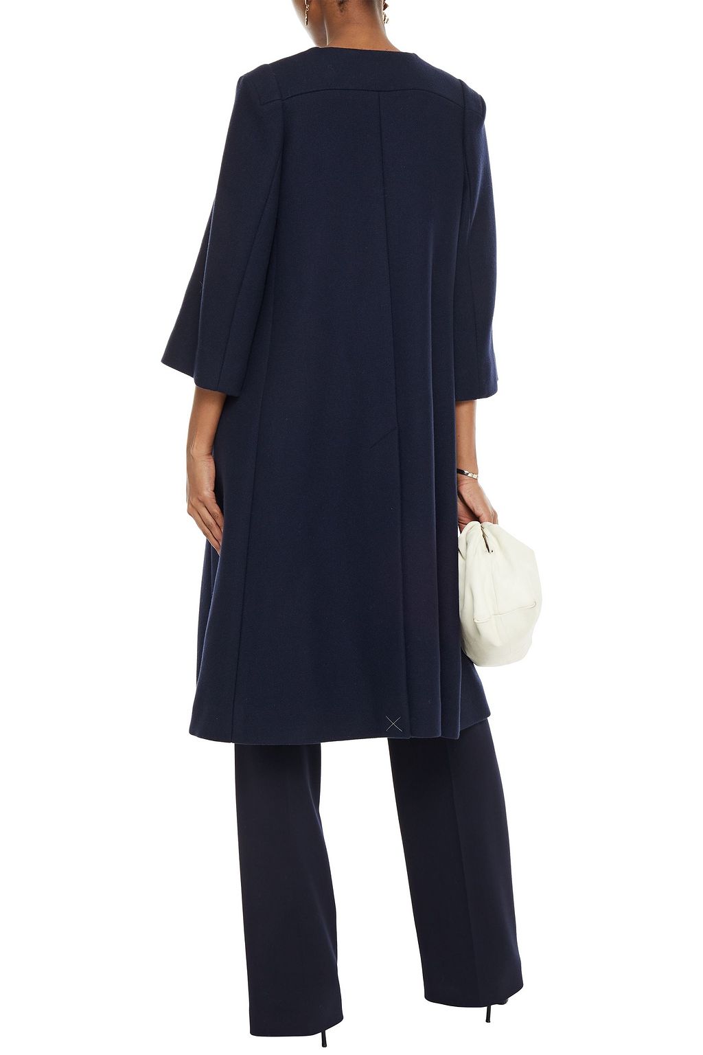 LANVIN Wool-blend twill coat