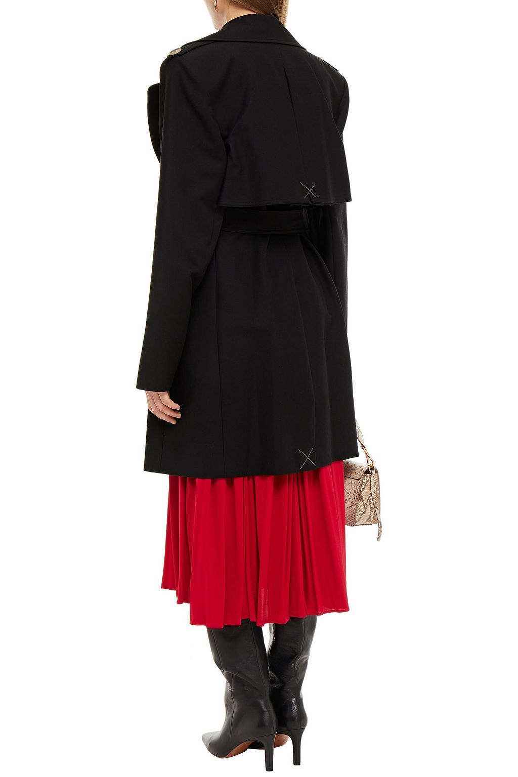 KHAITE Dani belted cotton-gabardine trench coat