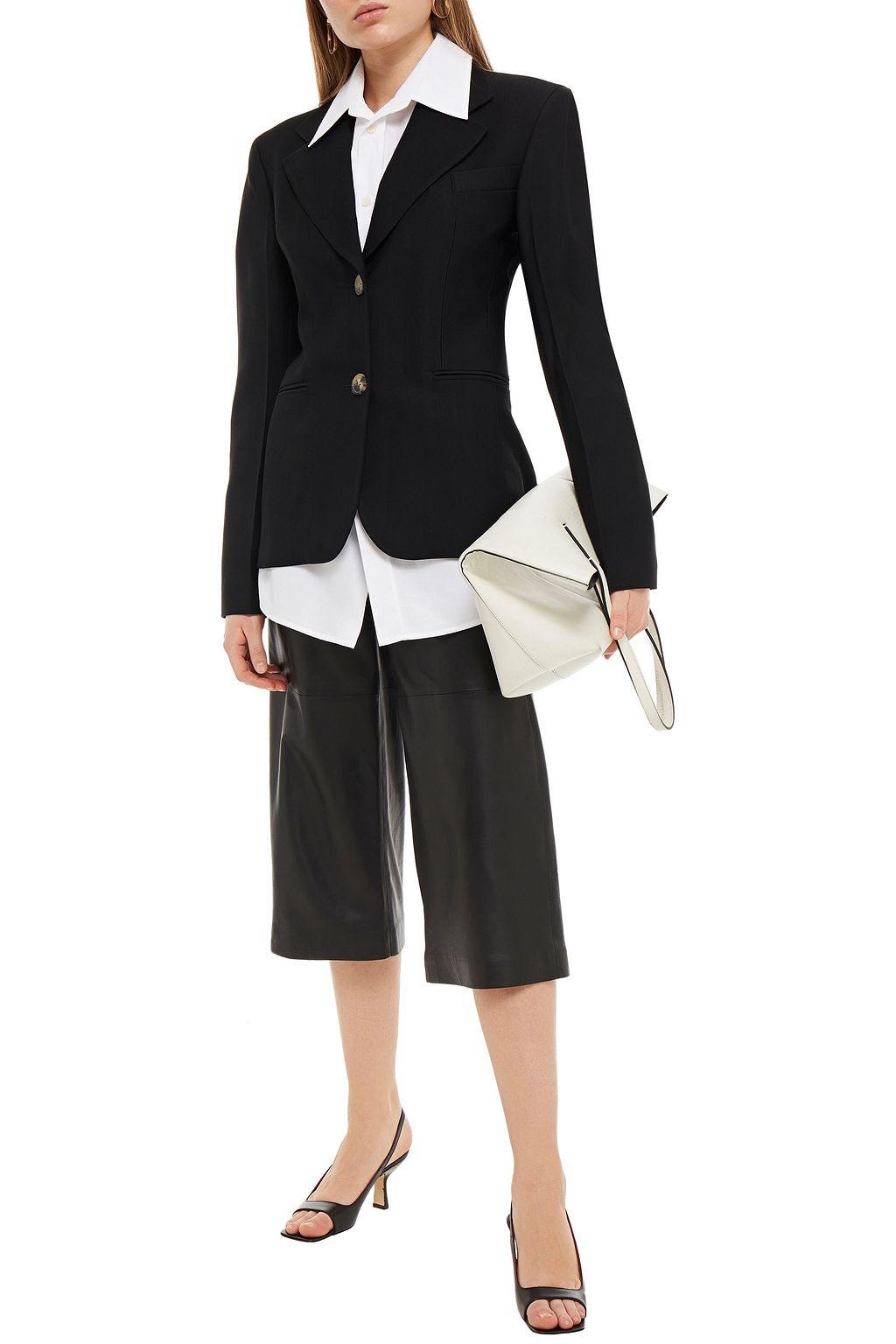 KHAITE Kendall twill blazer