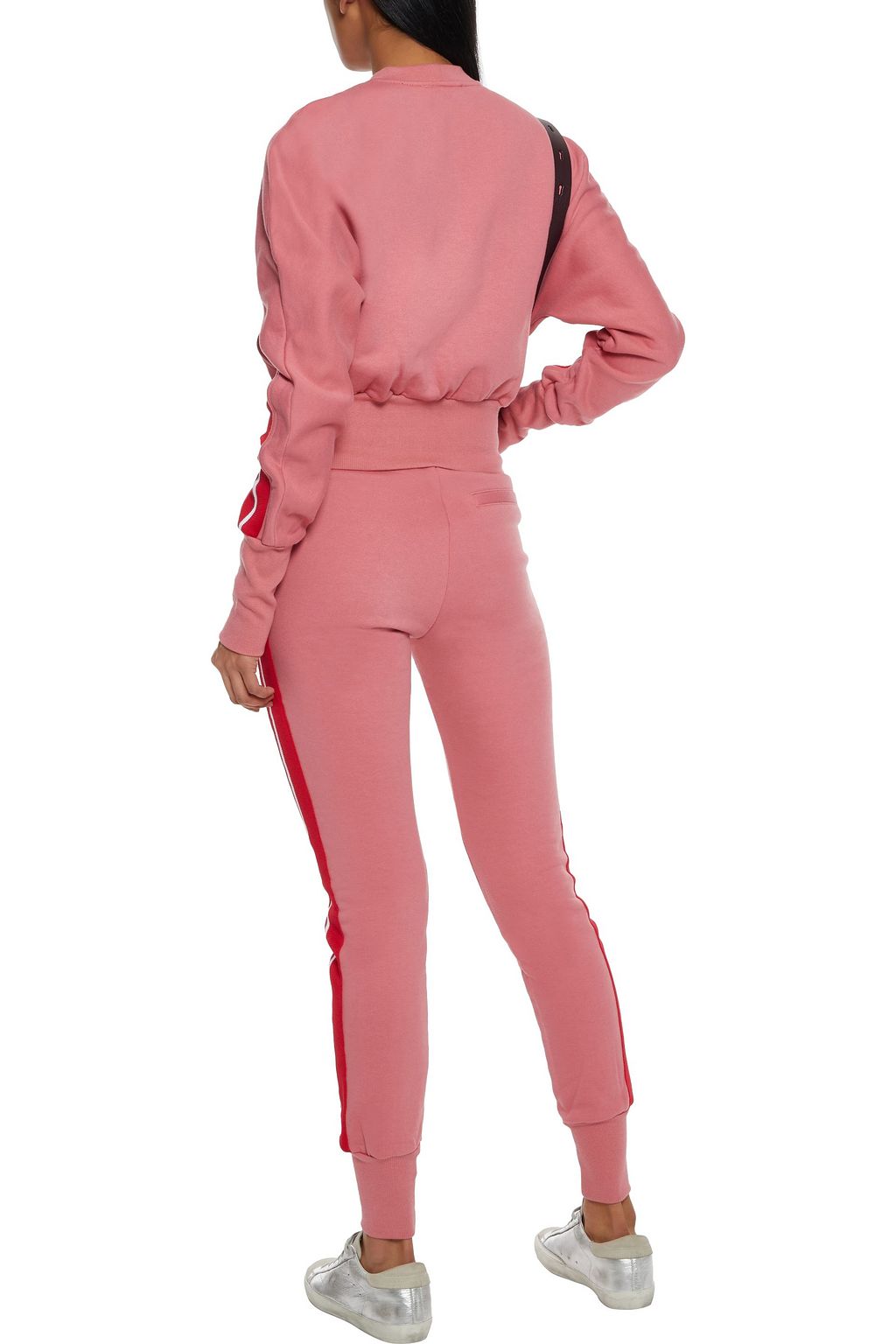 TWENTY MONTRÉAL Striped French cotton-blend terry sweatshirt