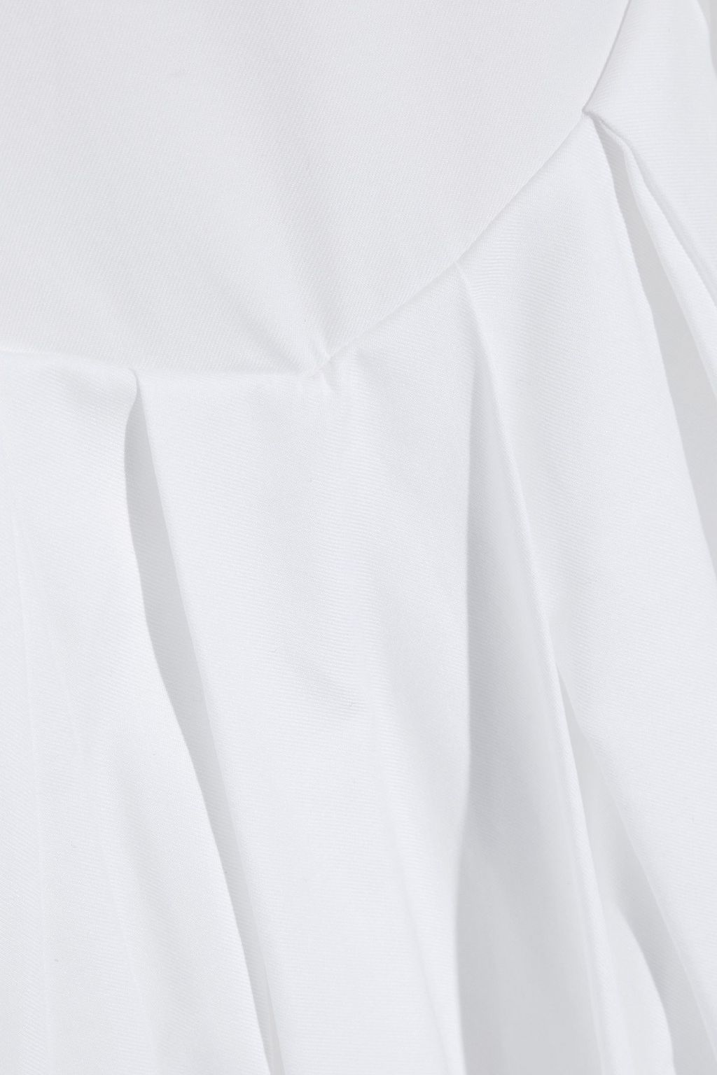KHAITE Rita gathered cotton-poplin maxi dress