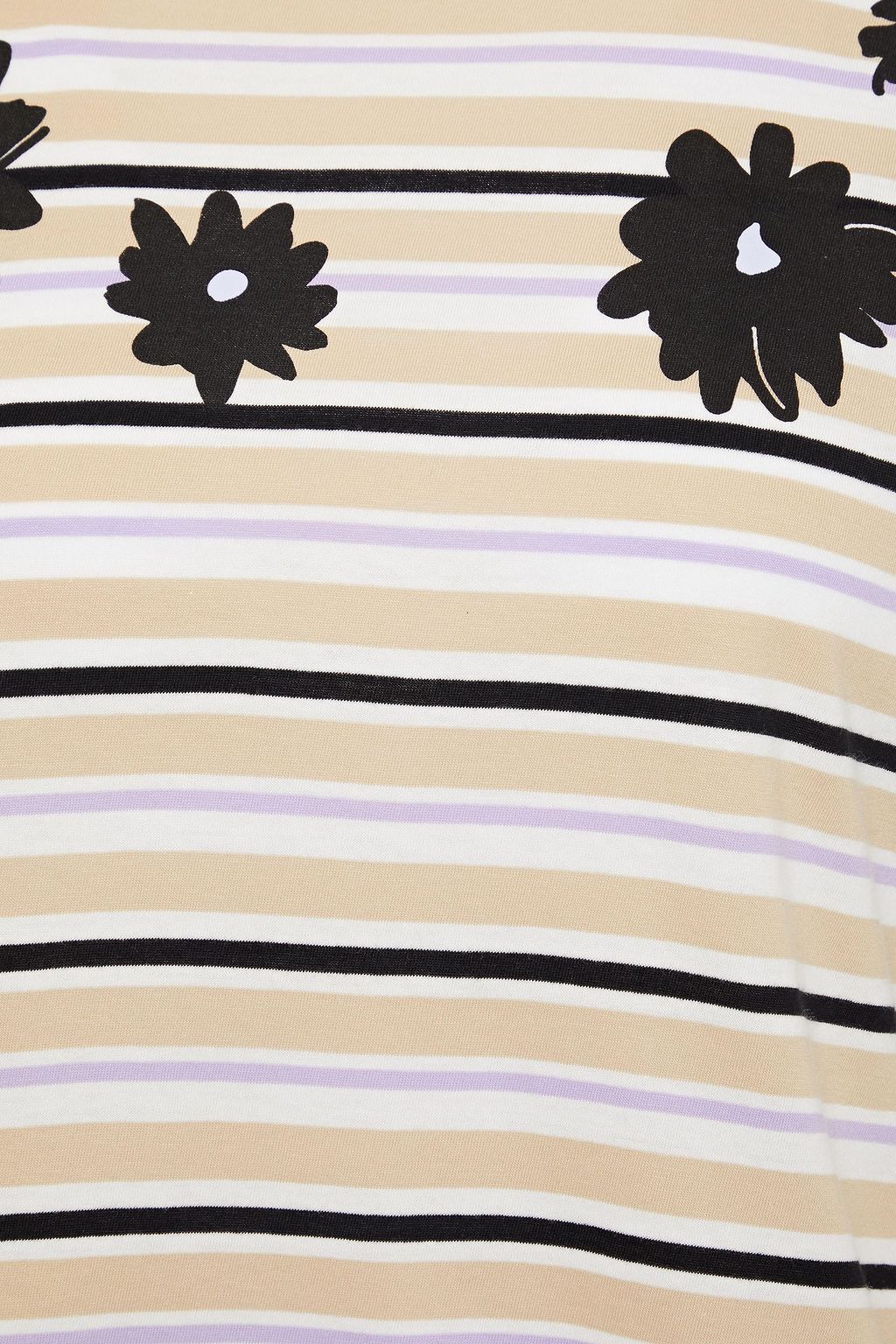 CHINTI & PARKER Printed cotton-jersey top